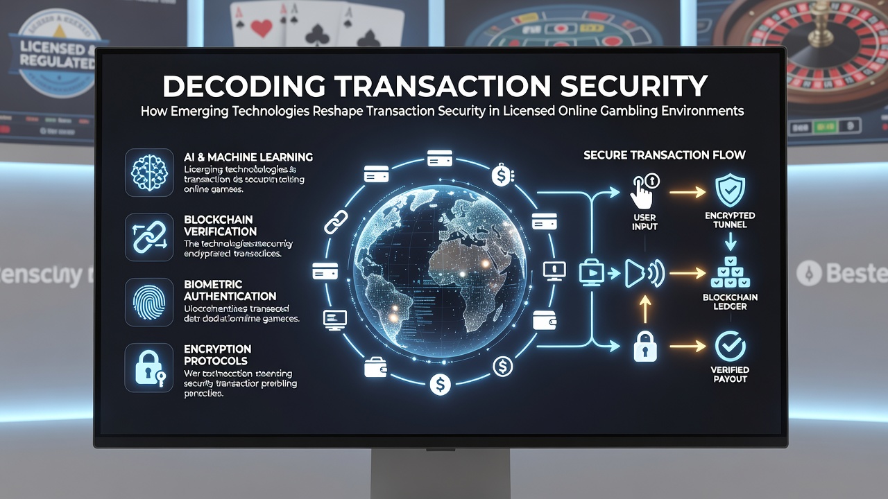 Secure biometric authentication interface used in licensed gambling applications
